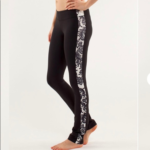 lululemon athletica Pants - Lululemon Side Angle Pant Size 6 floral Laceoflage